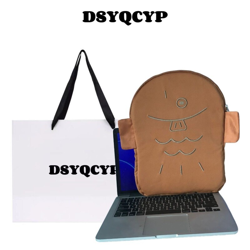 South Korea's New Ugly and Cute Taiyaki 14inch iPad Inner Bag 13inch Mac Laptop Clutch Bag