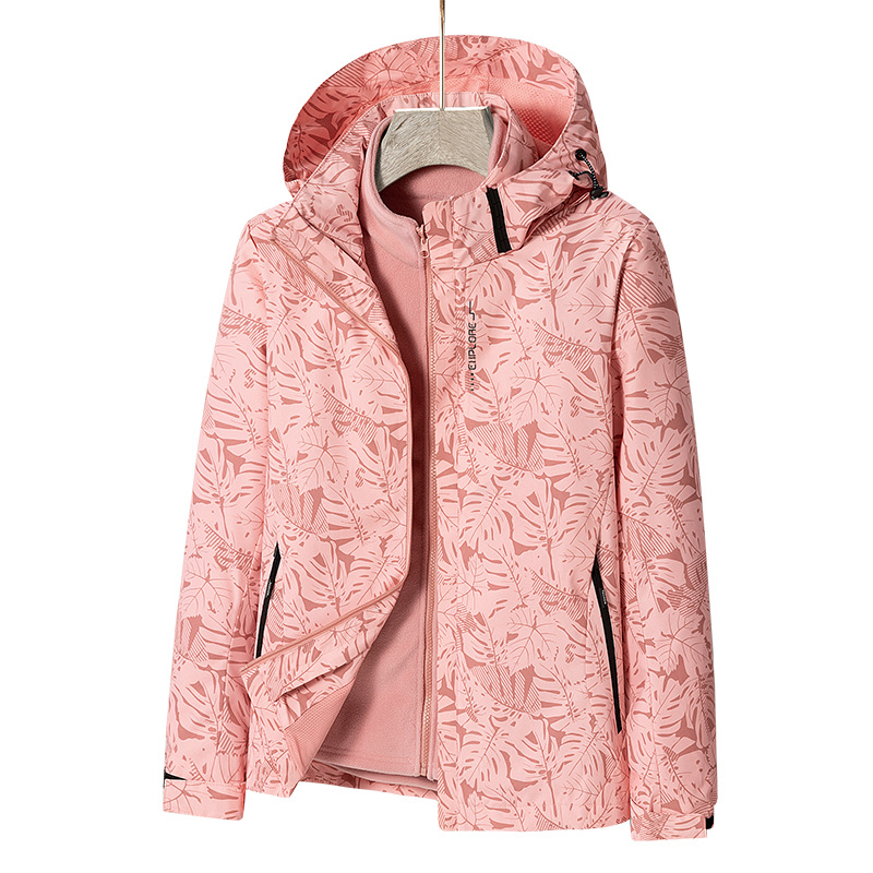 Men's Clothing detachable jacket, women's breathable outdoor warm windproof and waterproof mountaineering clothing_voghion.com