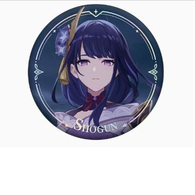 スポット正規品原神テーマ/縦絵シリーズ缶バッジバーピースカラー紙ペンダント人形|undefined