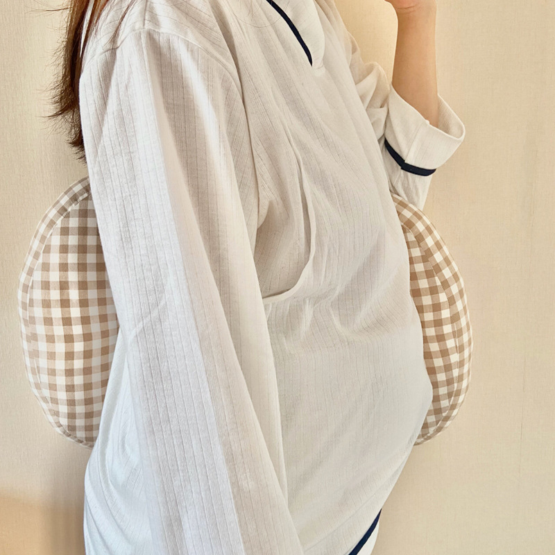 (2개) 임산부의 베개 허리 보호 측면 잠자는 베개 배 베개 임신 한 여성의 잠자는 옆 잠자는 베개 통기성 U 자형 베개 배꼽 등 베개