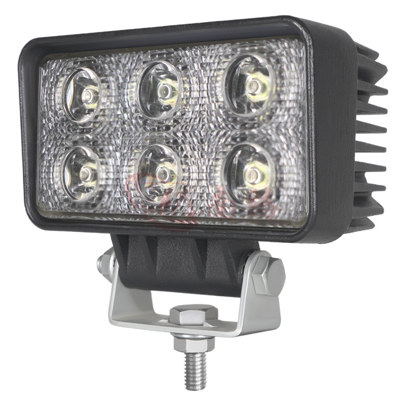 4,5 pulgadas cuadrado LED18W luz de trabajo lámpara de coche proyector lámpara de vehículo todoterreno lámpara de coche modificado lámpara de carretilla elevadora