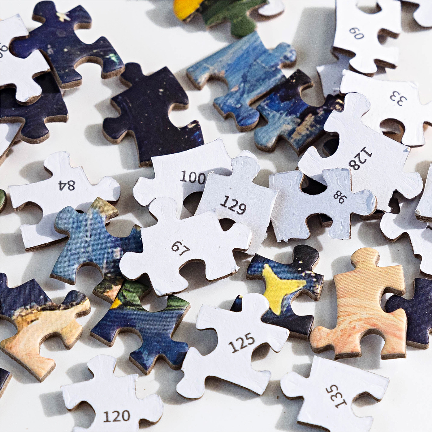 Momo Prince Round Puzzle Caja de regalo en busca de sueños, pista de estrellas, decoración creativa literaria, regalo de bricolaje para estudiantes