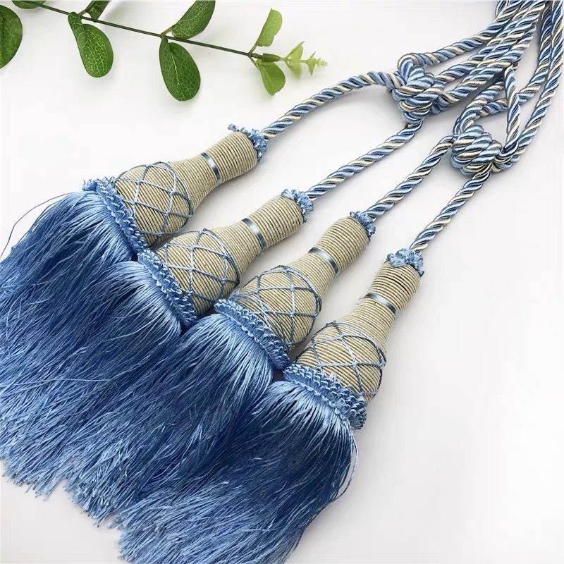 Flower Ball tennis curtain small tie ball tie rope tie buckle decorative color tassel curtain decorative tie ball hanging accessories