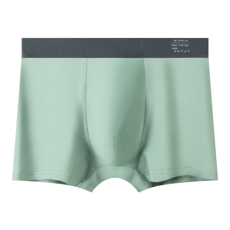 Pantalones íntimas de algodón masculinas de verano transpirables de algodón de clase A cómodas de algodón de color sólido de Xinjiang pantalones cortos de cintura para hombres