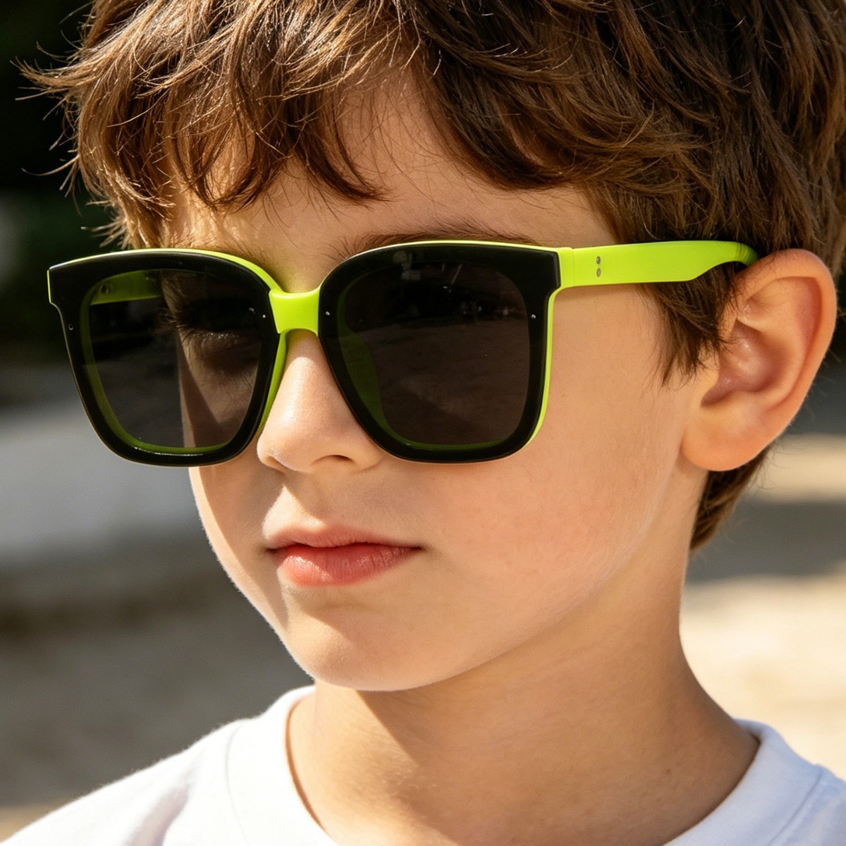 Las nuevas gafas de sol de estilo coreano de Raine para bebés, niños y niñas, gafas de sol anti-UV, gafas de sol con montura cuadrada a la moda, lindas