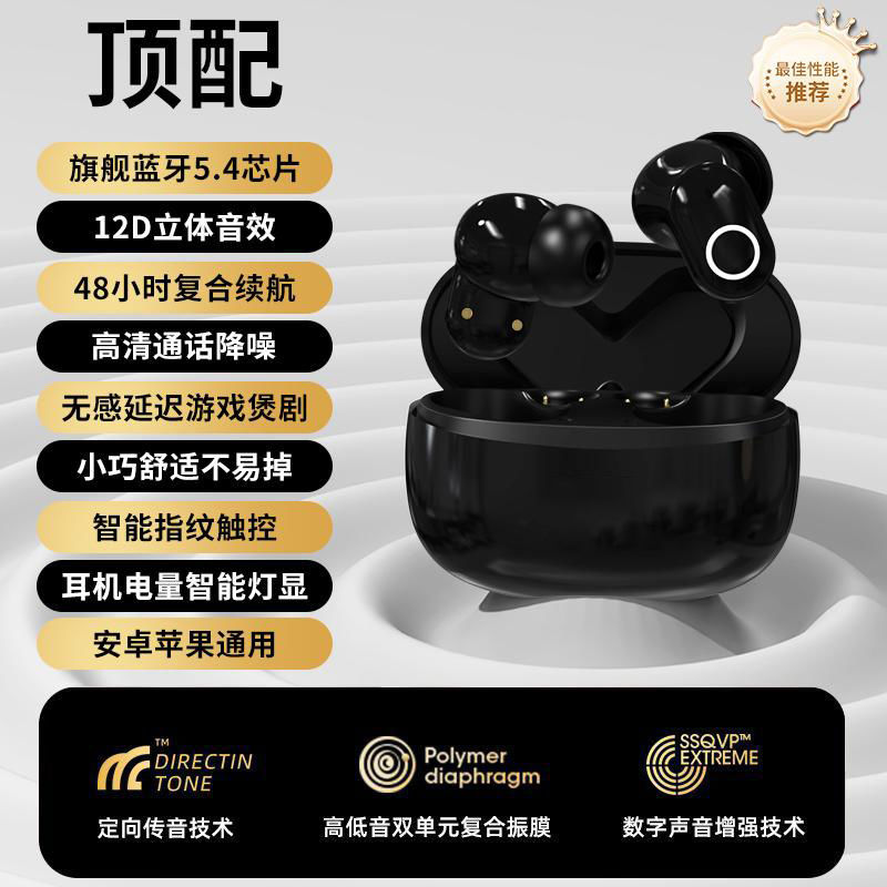 NE04 explosión de mango corto de alta calidad de sonido auriculares Bluetooth inalámbricos invisibles reducción de ruido de alto valor de la nueva fábrica de fuente transfronteriza