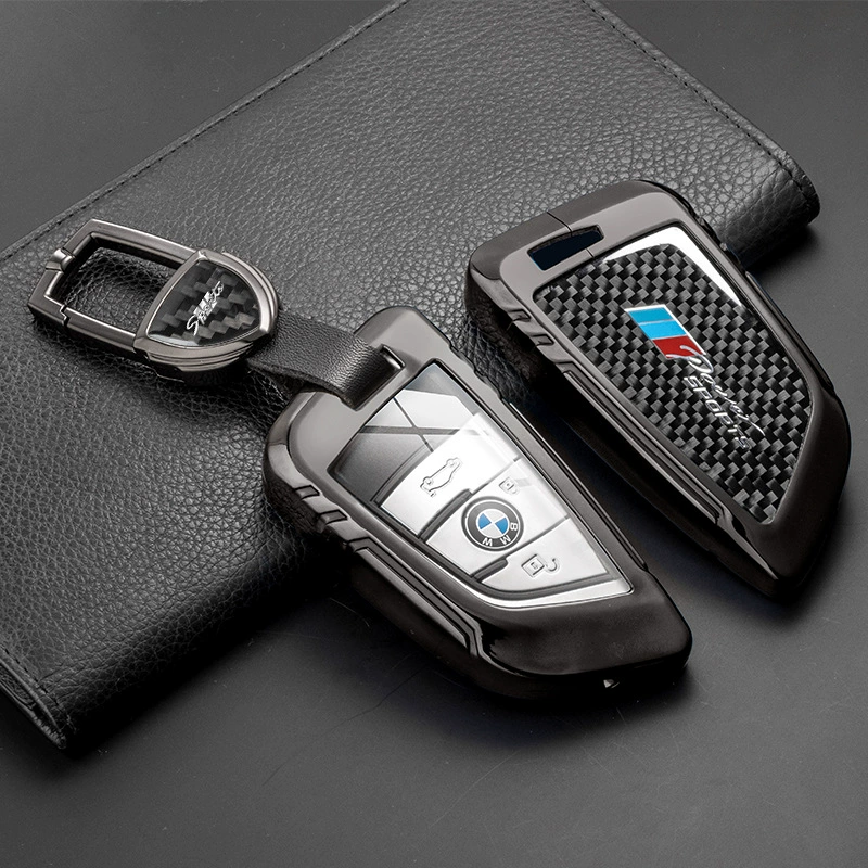 Горячая новинка, подходящая для BMW X5 X3 — чехол для ключа из настоящего карбона, подходит для 5-й и 3-й серий, универсальное покрытие для ключа
