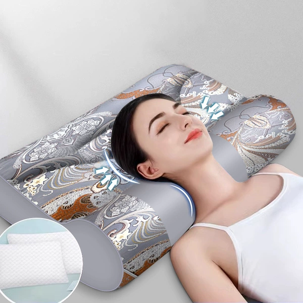 Auspicious pattern. Gray large size [single] + pillowcase