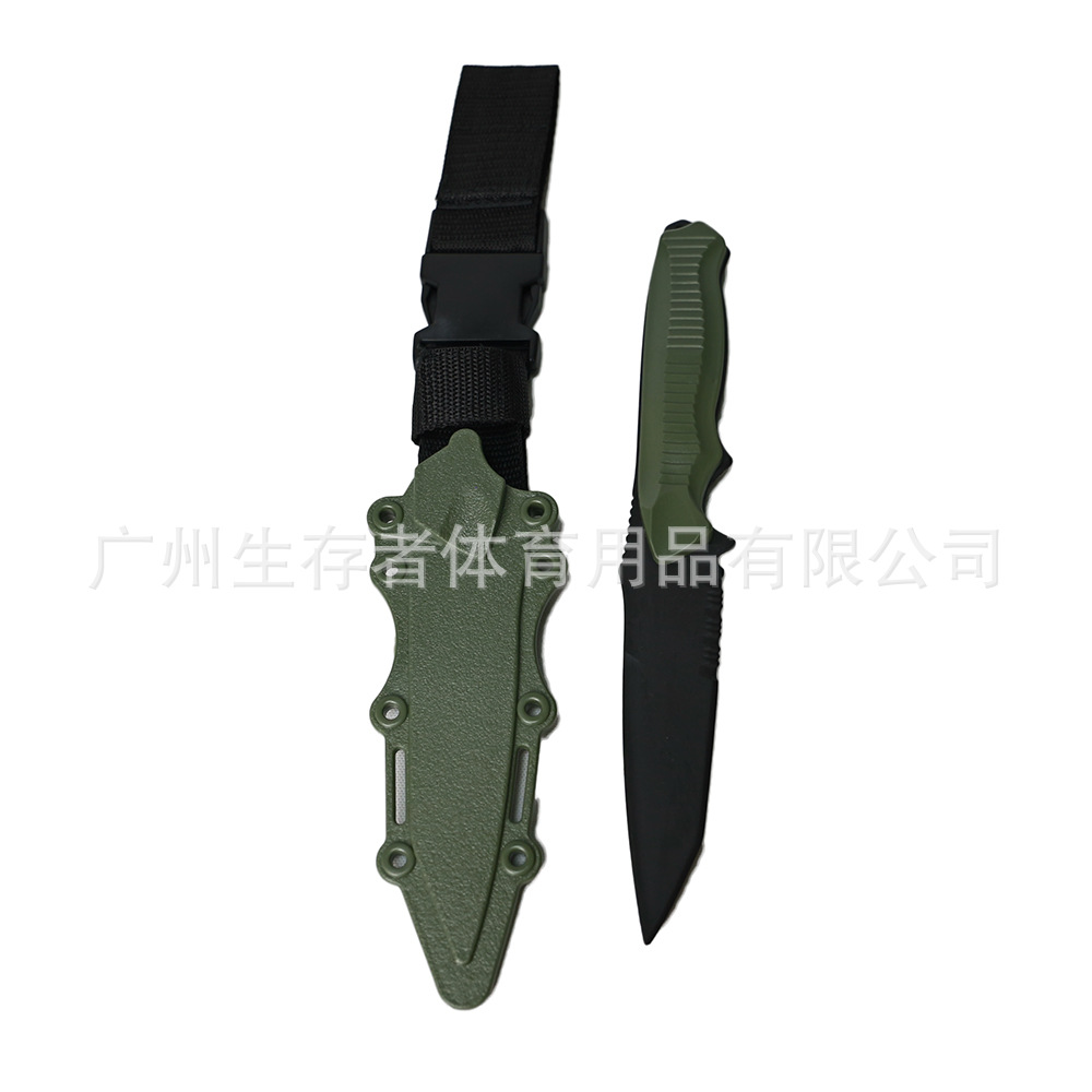 Fábrica directa onda azul bayoneta plástico modelo de entrenamiento táctico cuchillo suave película accesorios de artes marciales