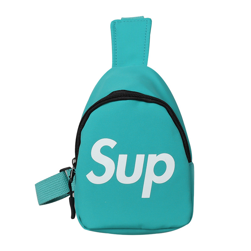 Bolsa deportiva casual coreana para niños y niñas, letras extranjeras, mini mochila para bebés, nuevos accesorios para niños, bolsas de moda