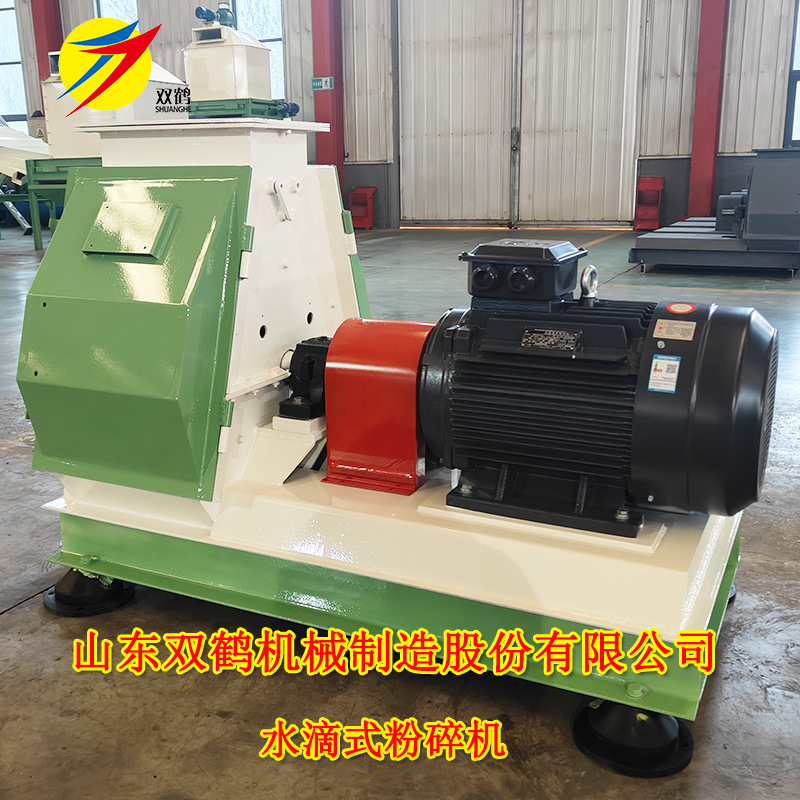 小型食用菌种养殖蘑菇玉米芯粉碎机 37kw水滴锤片式粉碎机 打粉机