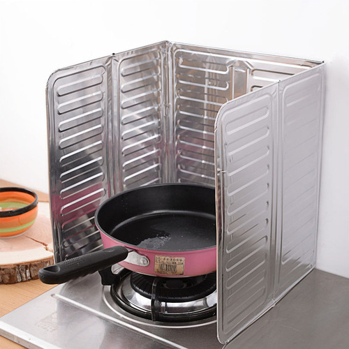 Wholesale Manufacturer Household Kitchen Thick Aluminum Foil Grease Drip Shield Stove Burner Cooking Heat Insulating Splash Proof Grease Drip Barrier