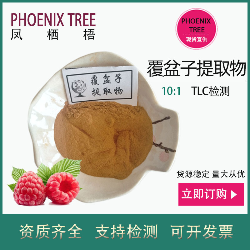 500g起订10:1覆盆子提取物水溶覆盆子粉药食同源原料覆盆子浓缩粉