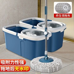 免手洗旋转拖把2025新款一拖净自动甩水甩干脱水家用拖布无水双驱