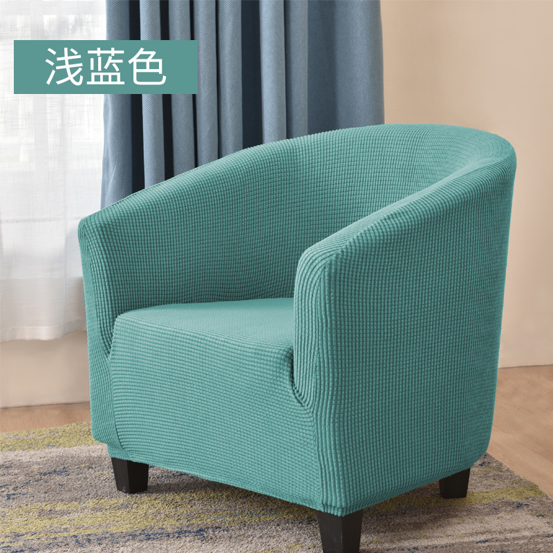 Una persona Club Tarjeta de asiento cubierta elástica todo incluido color sólido Pineapple universal taburetes de bar silla de comedor