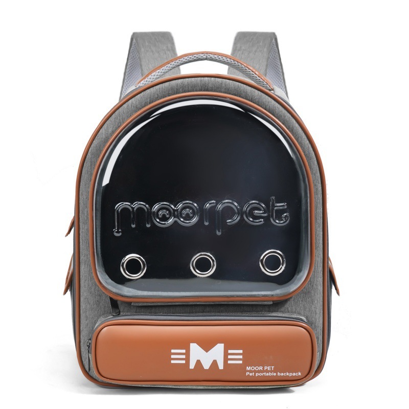 Moor pet/摩宠 厂家直供猫包狗包宠物出行便携透气大容量双肩包|undefined