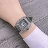 Square watch suitable for men and women for beloved, dial, belt, quartz watches