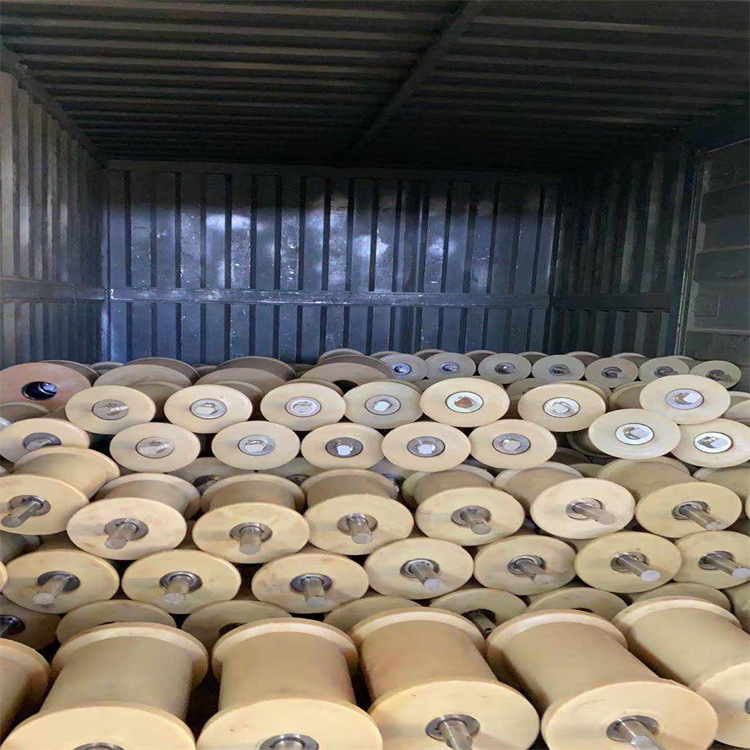 Material de nailon de polímero, mina resistente al desgaste, cabrestante de despacho ferroviario, rodillo terrestre, aumento de la eficiencia de transmisión, rodillo terrestre