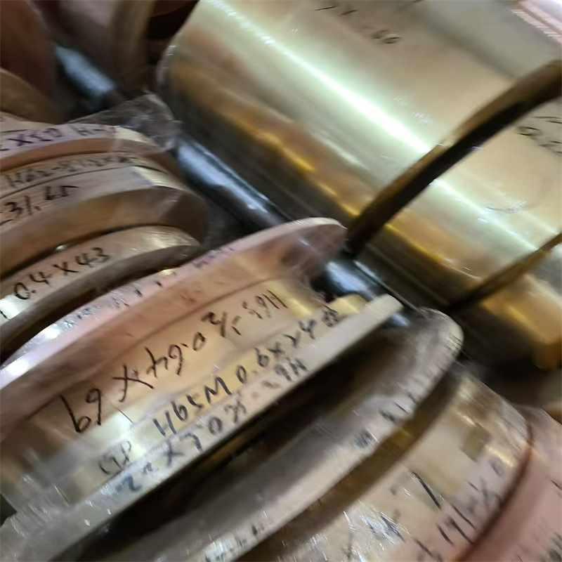 加工定 制H62 H59黄铜带黄铜皮0.01 0.04 0.08 0.25 1黄铜箔黄铜