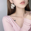 Cute summer earrings, retro accessory, flowered, 2023 collection, Korean style, bright catchy style, fitted, simple and elegant design