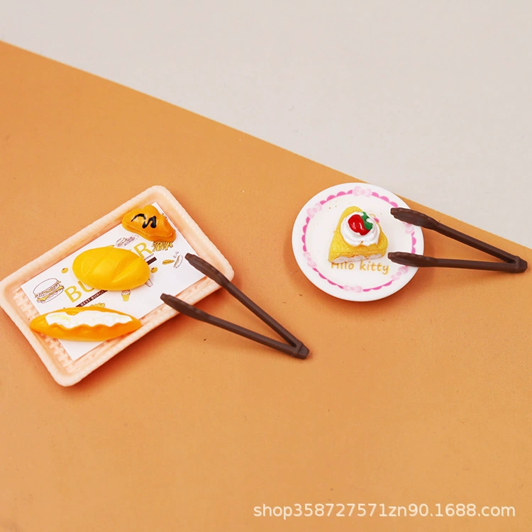 Красивый симулятор мини-торт зажим для хлеба Модель Кукольный домик маленькие украшения игрушки кухонная утварь игрушки