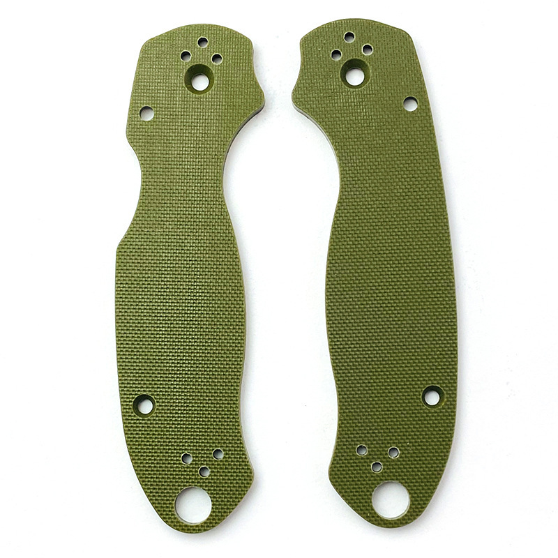 C223刀柄贴片蜘蛛G10手柄复合材料 Spyderco Para 3 贴片diy