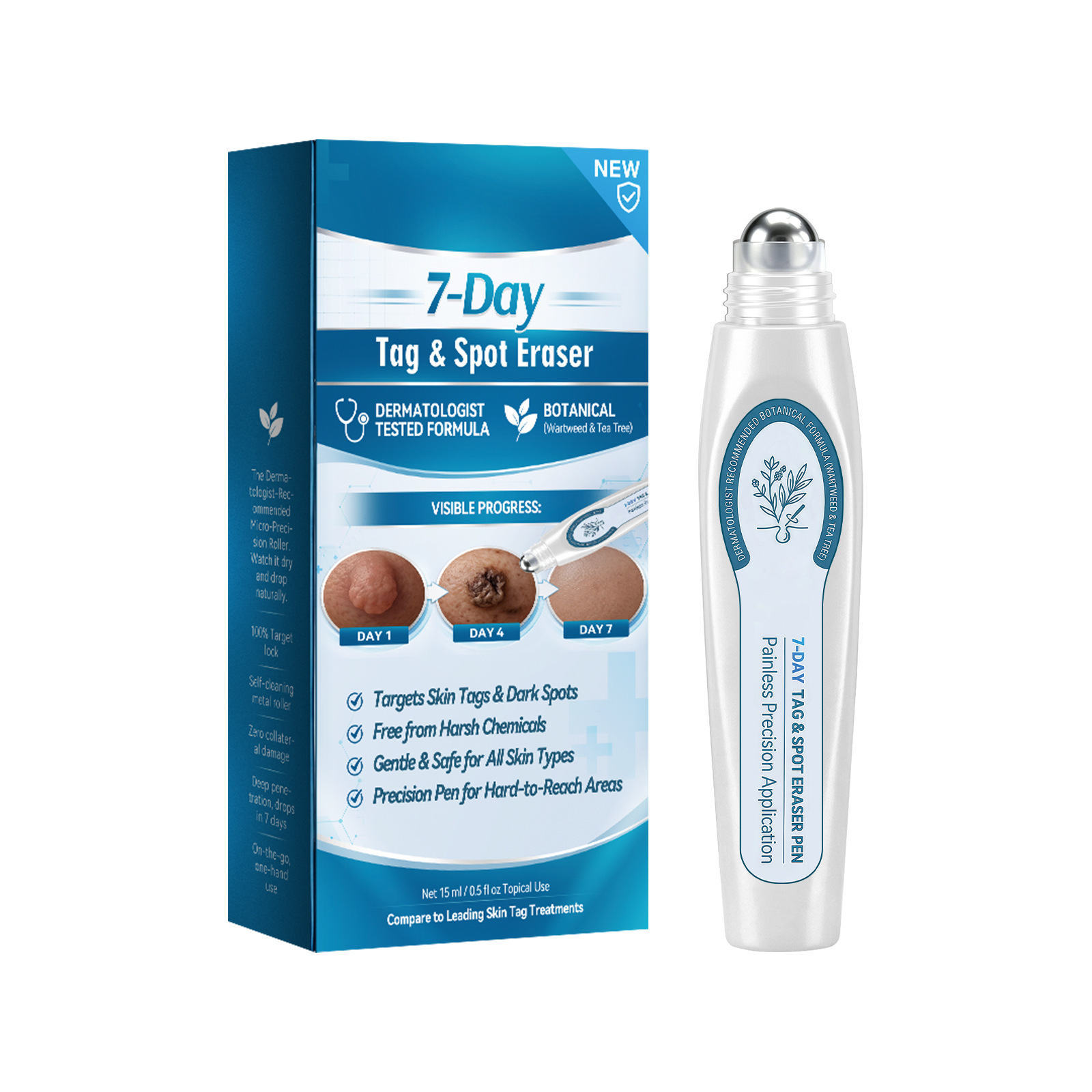 Skin Care Roller Pen for Gentle Cleansing of the Body, Especially for Delicate and Smooth Localized Skin, Convenient Cross-Border Care Pen