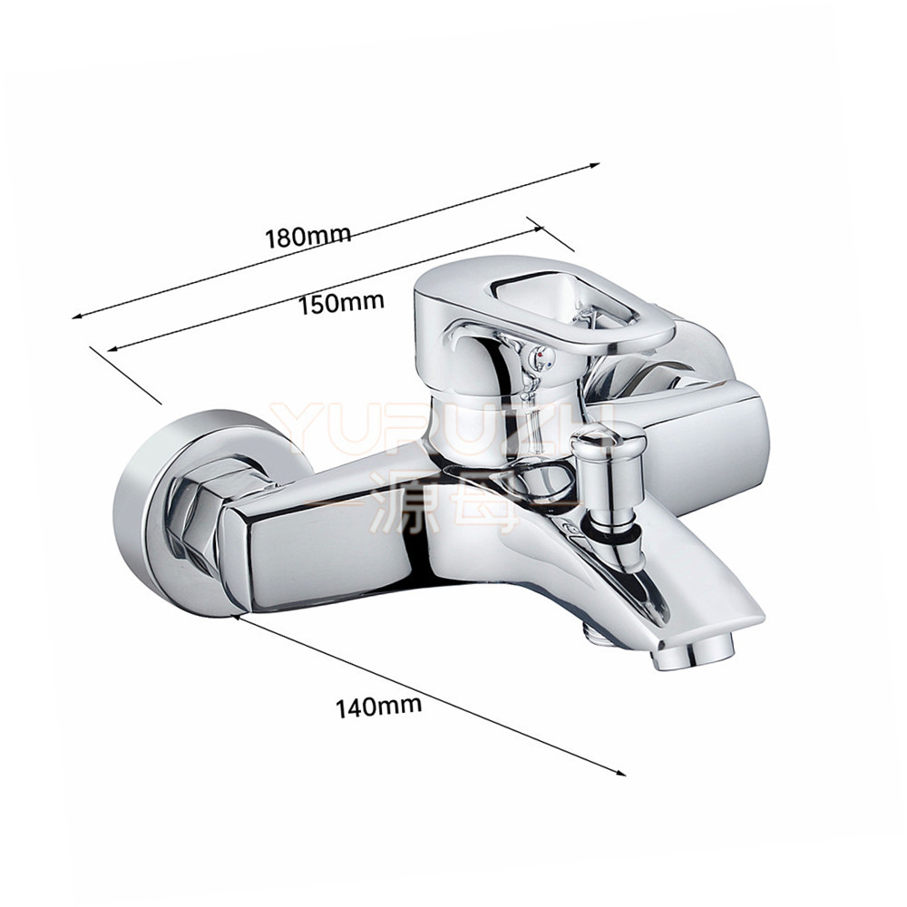 All-copper shower faucet, hot and cold water mixing valve, shower head, bathtub faucet, integrated bathroom mixing valve, high-end bathroom details Picture