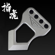 实心铜指虎破窗器单指防身自卫武器便携拳套户外荒野防狼握把多功