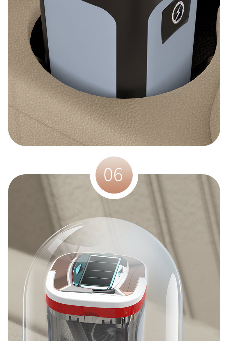 Car Ashtray with Cover to Prevent Ash Flying, Automatic Car High-End Artifact, Multi-Functional Car Supplies with Cigarette Lighter
