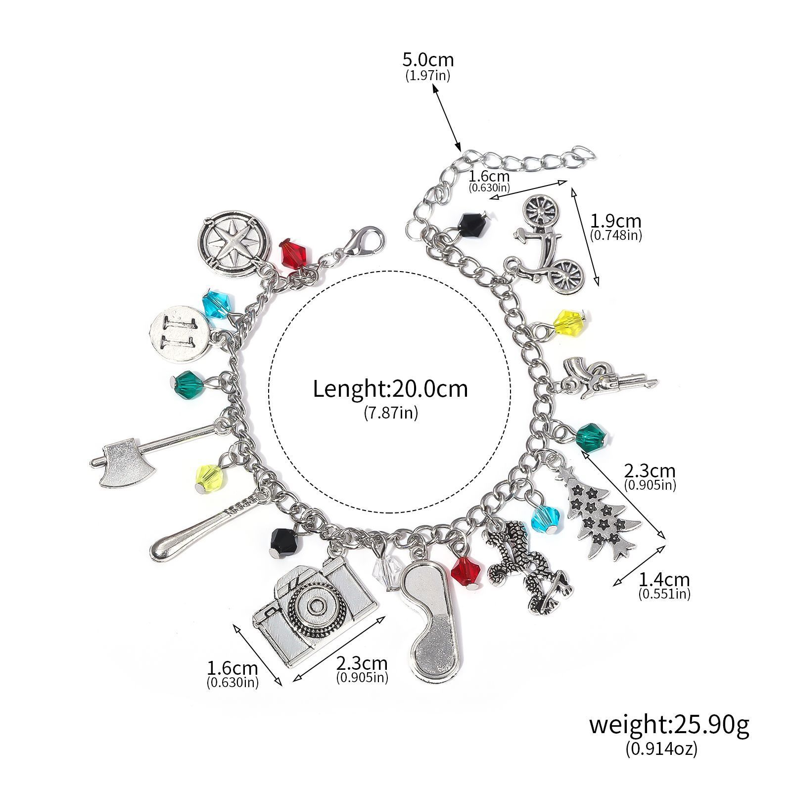 映画とテレビの周辺の奇妙な物語の第4四半期のネックレスの電球のアルファベットのペンダントのアマゾンの越境の対外貿易の卸売り