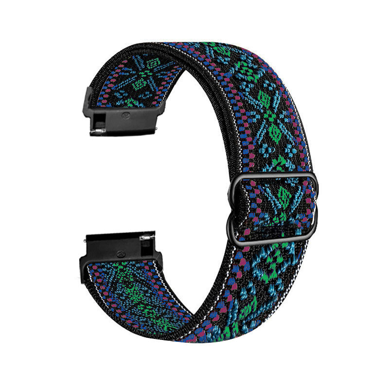 Para Fitbit Versa2/Lite/Versa se correa elástica correa de nylon correa de muñeca ajustable