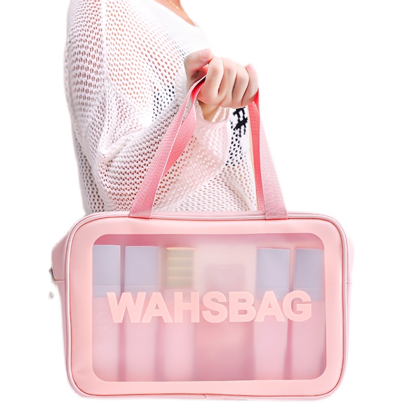 새로운 스타일 화장품 가방 휴대용 대용량 방수 슈퍼 화재 휴대용 여성 여행 간단한 세척 가방 저장 가방 ZHANG XIAOYUE