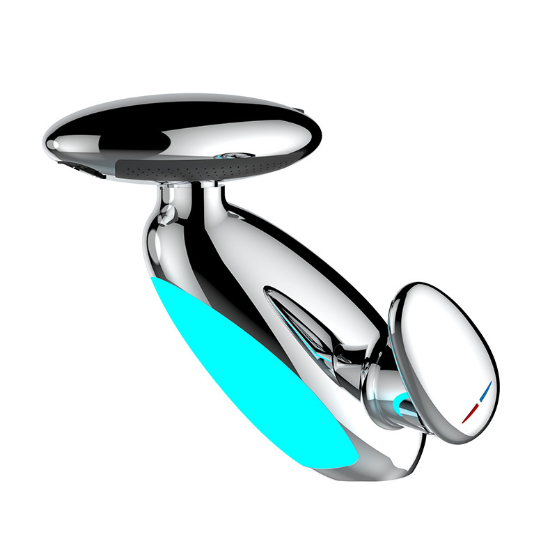 Penguin pulling grifo rotativo frío y caliente pulverización de atmósfera lámpara a prueba de salpicaduras lavabo