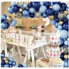Metal balloon, blue children's set for boys, decorations, Birthday gift