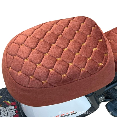 electric car seat cover plus: Electric car cushion - brown-new-gb-increase-front-seat-cover