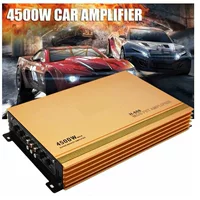 Автомобильный усилитель 12v сабвуфер четырехканальная усилитель усилителя 4.1 канальная высокая мощность усилитель пластины тележки дверной гудок