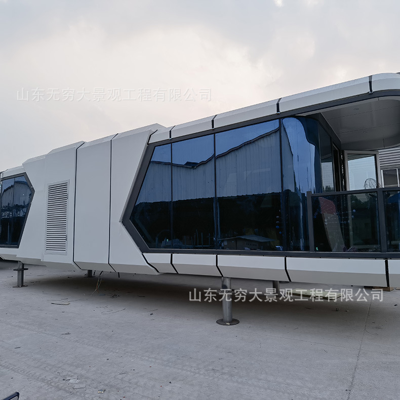 Scenic spot camping Internet celebridad espacio cápsula móvil B & B punto escénico Hotel multifuncional móvil B & B diseño e instalación