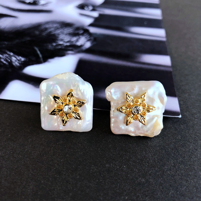 Nihaojewelry Collier Pendentif Coquillage Baroque Boucles D&#39;oreilles En Perles De Culture Bijoux En Gros display picture 15