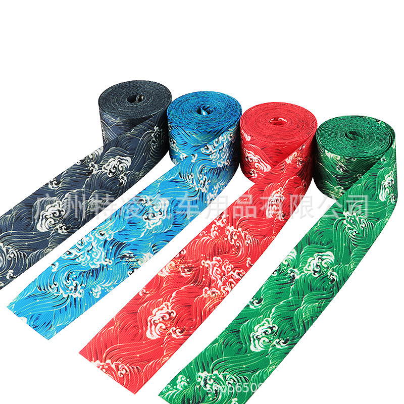 Cross-Border Modified 4.8cm Wide Lettered Car Seat Belt Universal Safety Belt Imitation Nylon Safety Belt