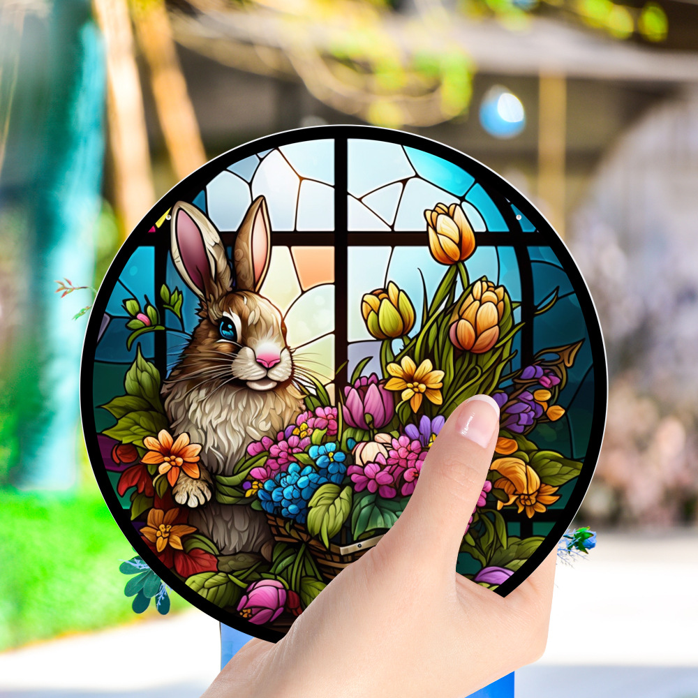 95g Weight pendant Home Textiles & Decor Type Acrylic Material Easter Festival Rabbit Pattern Casual, Elegant, Classical Style Easter Casual Elegant Classical Rabbit Arylic Party Supplies Decorations 36