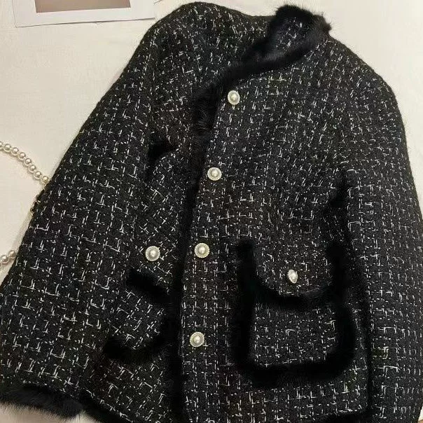 Стильная куртка, стиль Chanel, 2025 год, приталенная