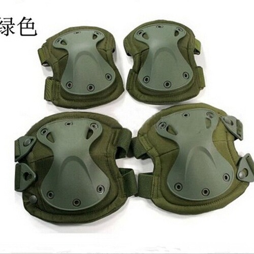 Blackhawk equipment Transformers black sports protective gear for men and women outdoor CS equipment knee pads and elbow pads tactical four-piece set