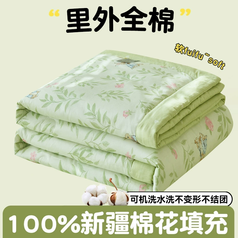 Summer cotton summer duvet, washable, Birthday gift