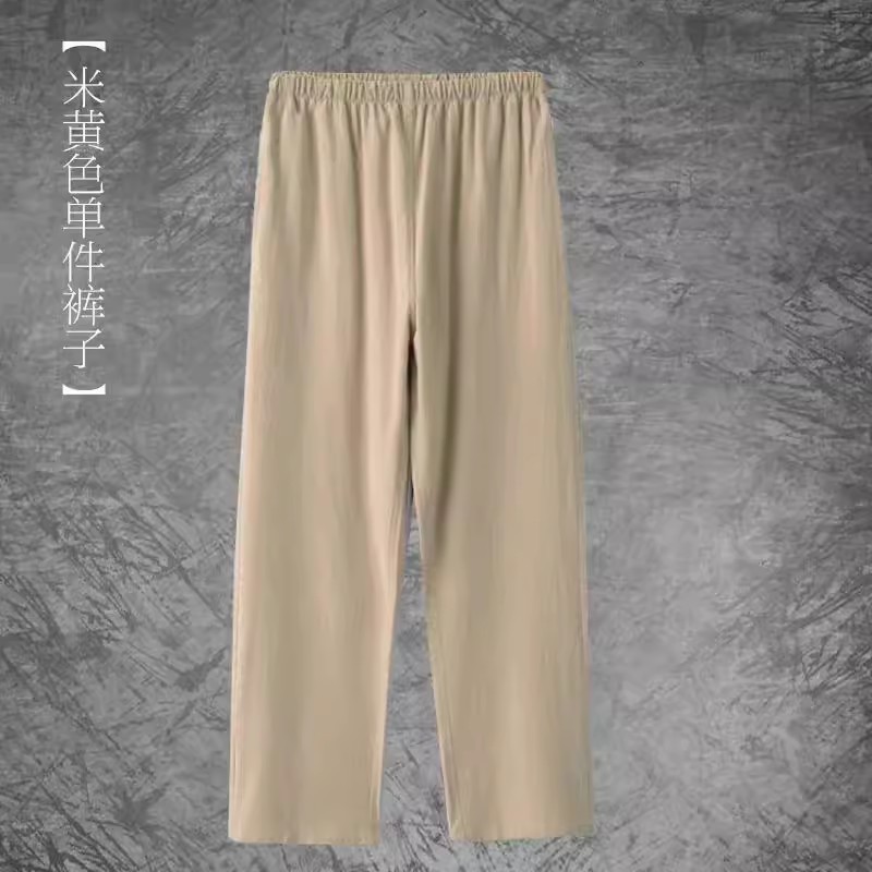 Primavera y otoño Nuevo estilo chino retro para hombres Camisa de lino de estilo chino Camisa de manga larga con hebilla de algodón y lino para hombres con cuello alto Traje Tang image 12