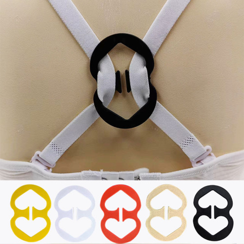 Underwear shoulder straps, anti-slip buckles, bra straps, anti-slip shoulder invisible bra, adjustable, light-free, beautiful back, transparent buckles