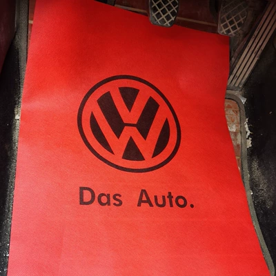 Ayaqaltılar (Kovriklər) – waterproof foot pads, car wash - 50-sheets-5342-red-volkswagen-logo
