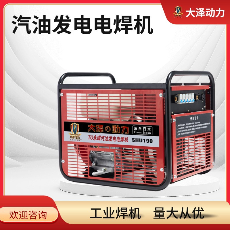工业焊机 大泽动力250A本田发电电焊机SHU190  SHU250 GX390
