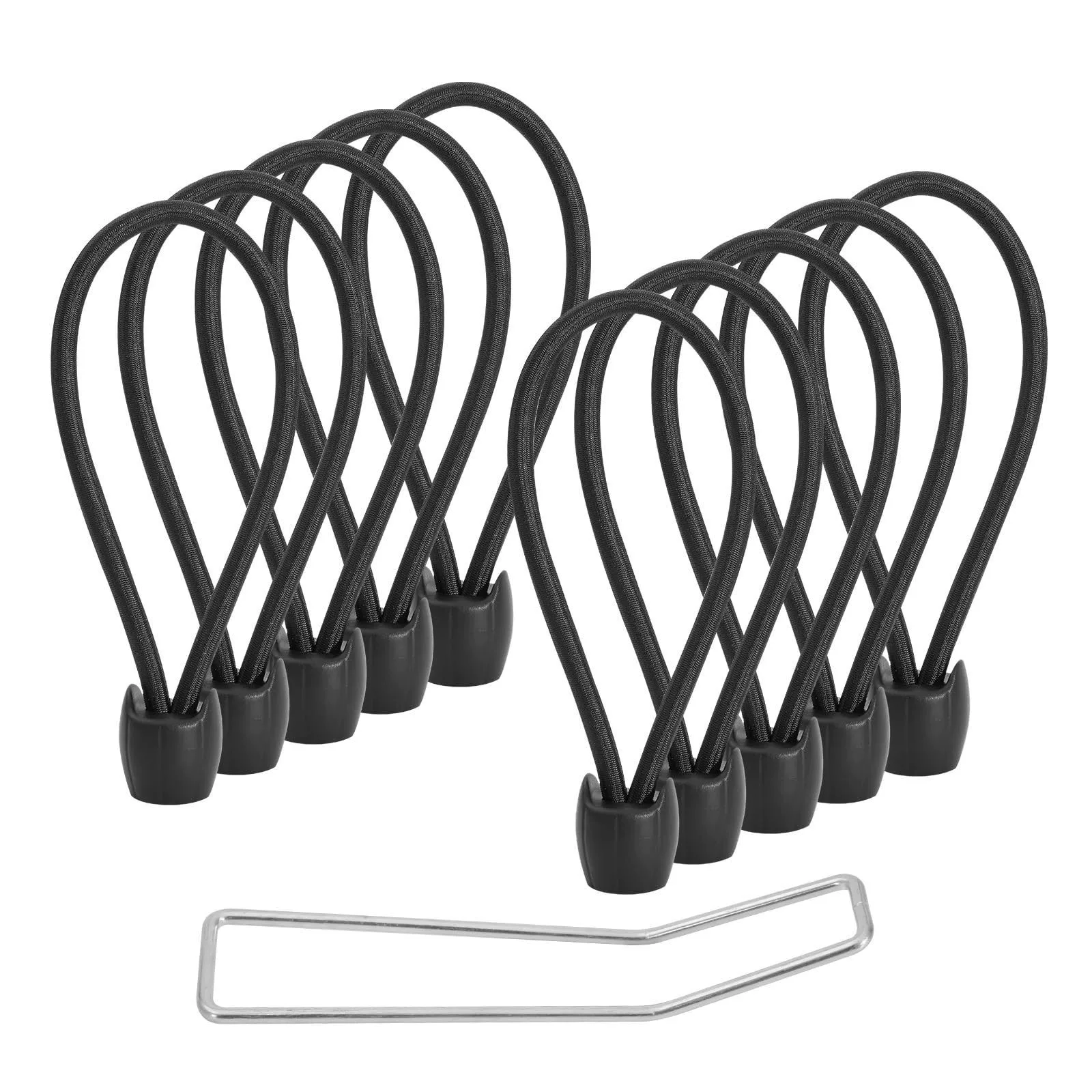 蹦床专用弹力绳带球松紧圆绳子野营帐篷弹力收纳绳蹦床固定球绳