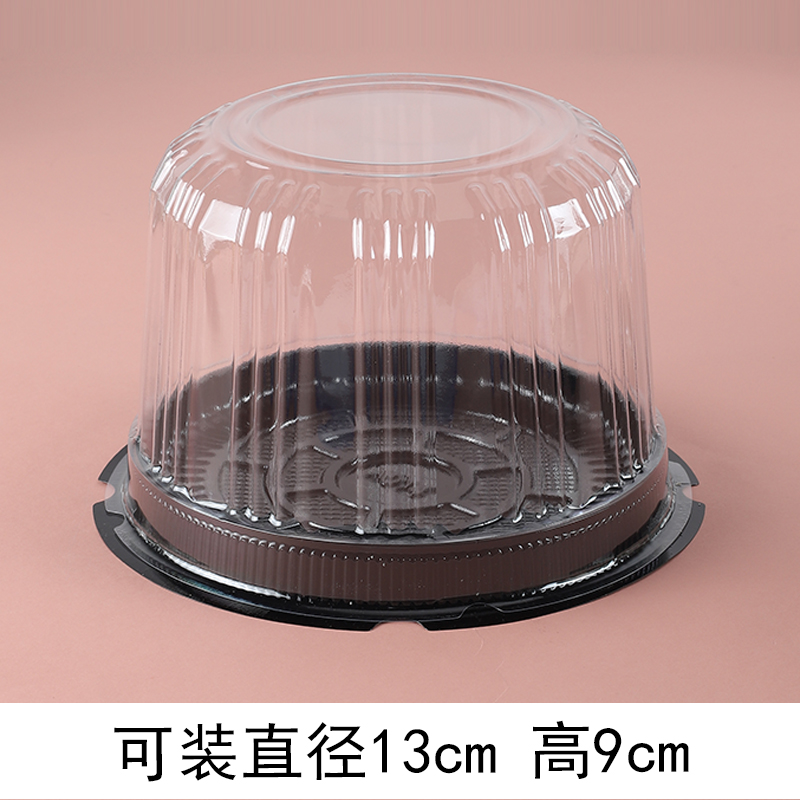 6 pulgadas 8 pulgadas redonda de plástico transparente de 4 pulgadas cumpleaños antiguo Qifeng 1000 queso pastel caja de mousse